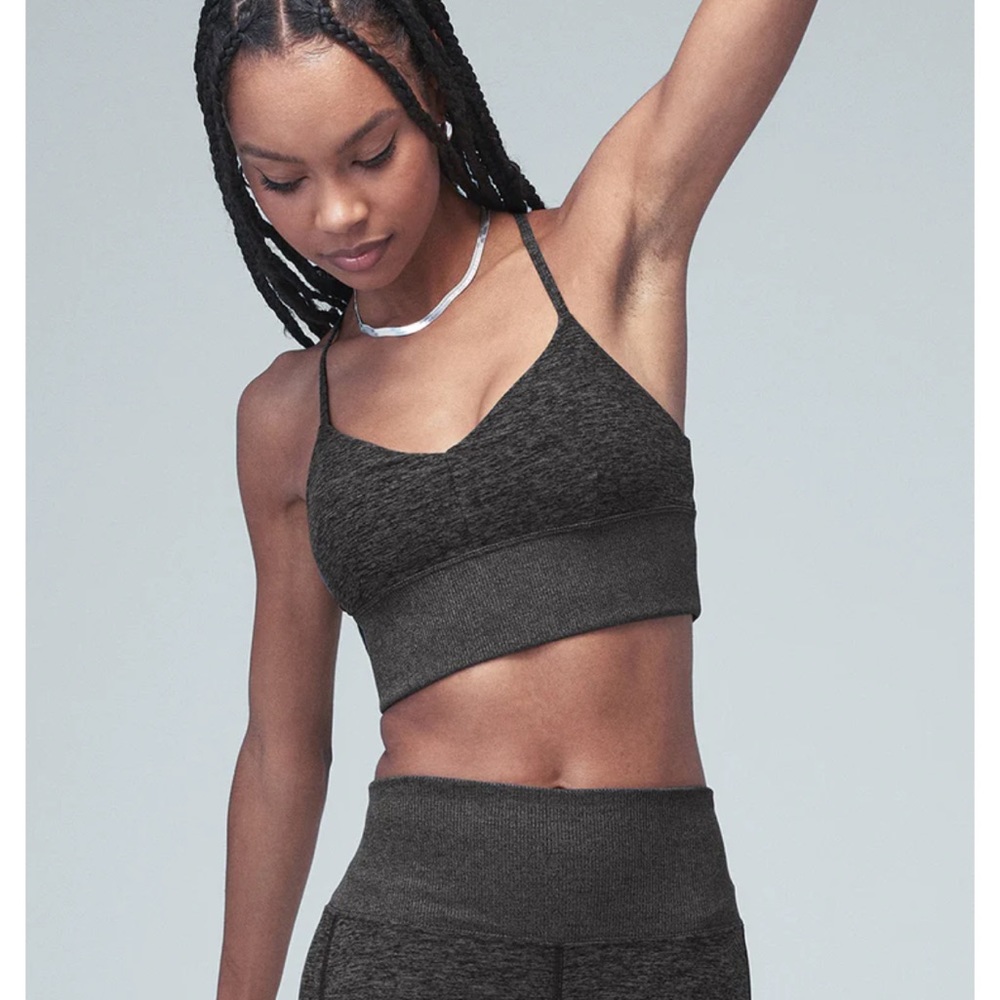Alosoft Lavish Bra Alo Yoga in olive green